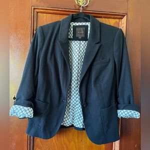 The Limited Black Knit Blazer